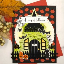 Papertrey Ink Haunted House Stamp
