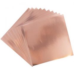 Sizzix Surfacez Aluminium Metal Sheets – Rose Gold