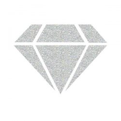 IZINK Diamond 24 Carats Glitter Paint – Silver