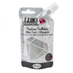 IZINK Diamond 24 Carats Glitter Paint - Silver