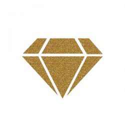 IZINK Diamond 24 Carats Glitter Paint – Gold