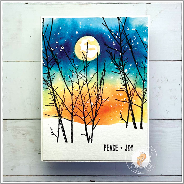 DIY Cards with Brusho Crystals and Watercolor Paint