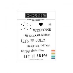 Concord & 9th Home For The Holidays Stacks Stamp Set