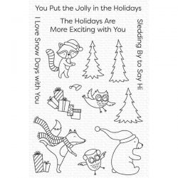 My Favorite Things Put the Jolly in the Holidays Stamp