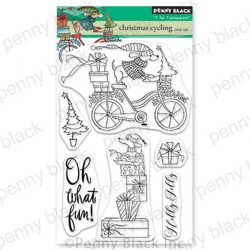 Penny Black Christmas Cycling Stamp