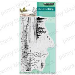 Penny Black Snowy Grove Rubber Stamp - Slapstick/Cling Design For Card Making & Crafts