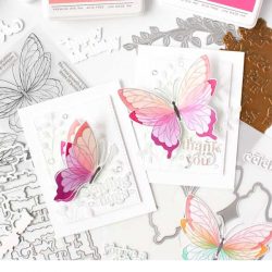 Pinkfresh Studio Butterflies Stamp Set