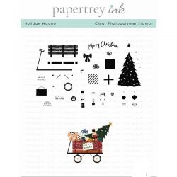 Papertrey Ink Holiday Wagon Stamp