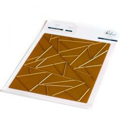 Pinkfresh Studio Abstract Triangles Hot Foil Plate