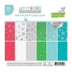 Lawn Fawn Let It Shine Snowflakes Paper Pack