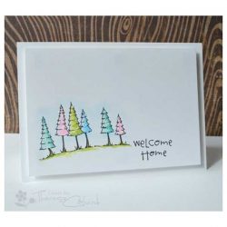 Purple Onion Designs 2 Forests Stamp