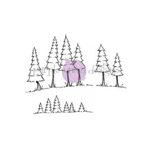 Purple Onion Designs 2 Forests Stamp