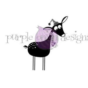 Purple Onion Designs Silhouettes Stamp - Frances