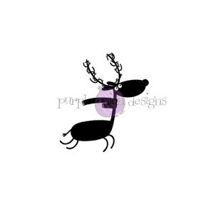 Purple Onion Designs Silhouettes Stamp - Rudy