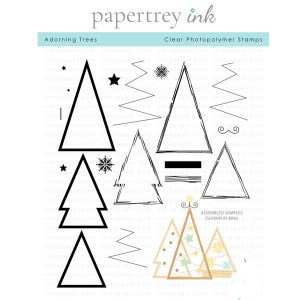 Papertrey Ink Adorning Trees Stamp class=