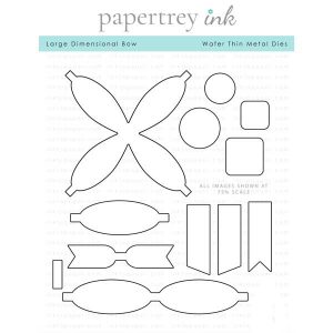Papertrey Ink Large Dimensional Bow Die class=