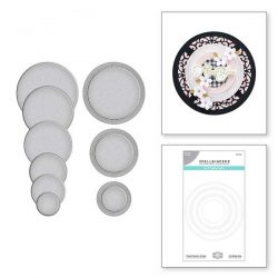 Spellbinders Fluted Classics Circles Etched Dies