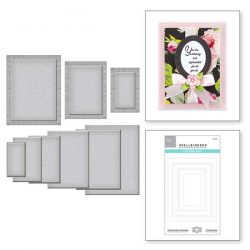 Spellbinders Fluted Classics Rectangles Etched Dies