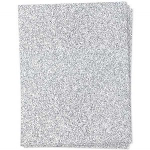Concord & 9th Glitter Paper - Silver class=