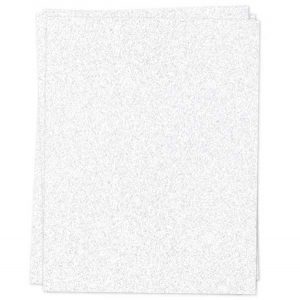 Concord & 9th Glitter Paper - White
