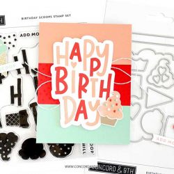 Concord & 9th Birthday Scoops Stamp Set