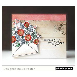 Penny Black Posted With Love Stamp class=