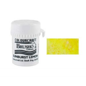 Brusho Crystal Color - Sunburst Lemon class=