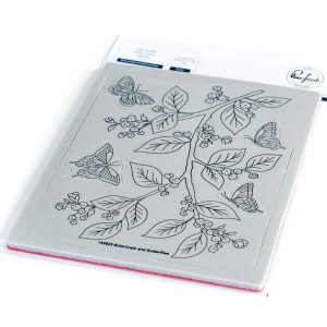 Pinkfresh Studio Botanicals and Butterflies Stamp Set