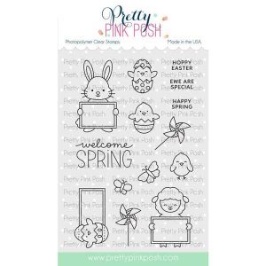 Pretty Pink Posh Easter Signs Stamp Set