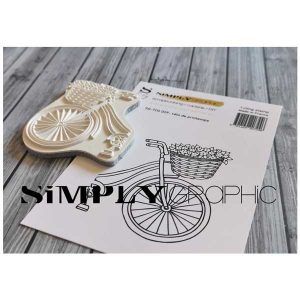Simply Graphic Spring Bike Stamp