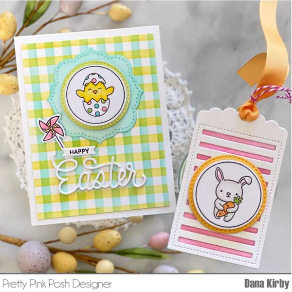 Pretty Pink Posh Easter Circles Coordinating Dies The Foiled Fox
