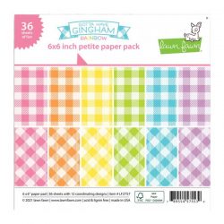 Lawn Fawn Gotta Have Gingham Rainbow Petite Paper Pack
