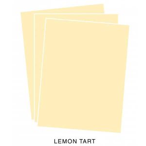 Papertrey Ink Lemon Tart Cardstock class=