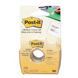 Post-It Labeling and Cover-up Tape