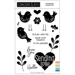 Concord & 9th Lovebirds Stamp