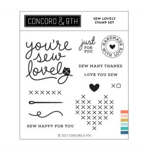 Concord & 9th Sew Lovely Stamp