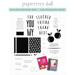 Papertrey Ink Go-To Gift Card Holder: Book Stamp