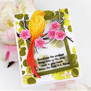 Papertrey Ink Feathered Friends Mini 22 Die class=