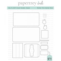 Papertrey Ink Go-To Gift Card Holder: Book Die