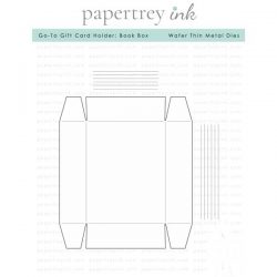 Papertrey Ink Go-To Gift Card Holder: Book Box Die