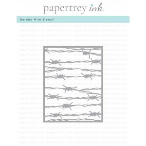 Papertrey Ink Barbed Wire Stencil