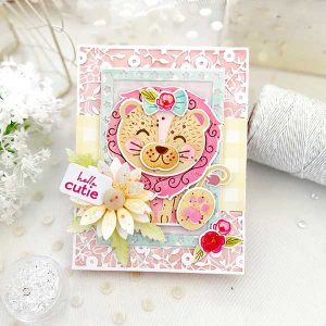 Papertrey Ink Build-A-Lion Stamp class=