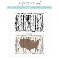 Papertrey Ink Wood Plank Background Stamp