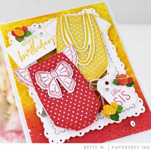 Papertrey Ink Adorable Outfits Stencil Collection class=