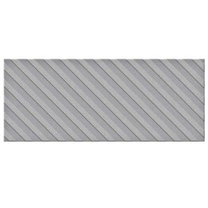 Spellbinders Embossing Folder – Diagonal Stripes Slimline