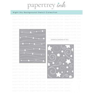 Papertrey Ink Night Sky Background Stencil Collection