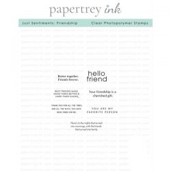 Papertrey Ink Just Sentiments: Friendship Stamp