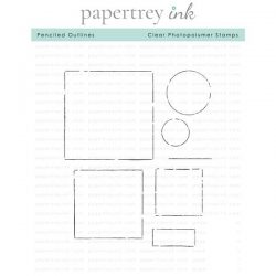 Papertrey Ink Penciled Outlines Die