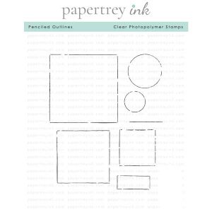 Papertrey Ink Penciled Outlines Stamp