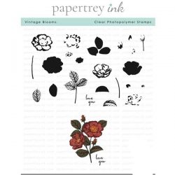 Papertrey Ink Vintage Blooms Stamp